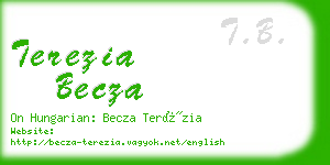 terezia becza business card